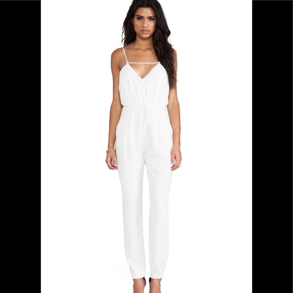 Finders Keepers Someday Jumpsuit in Ivory